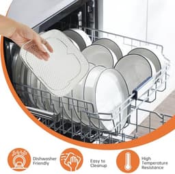 Stainless Steel Air Fryer Rack - 3-Layer Stackable Dehydrator with Tongs and Brush — thumbnail 4