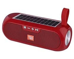 Draadloze Bluetooth-luidspreker met Zonne-oplader en LED-effecten