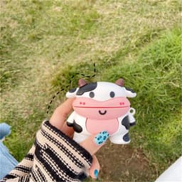 Allecto plus - Siliconen hoesje voor AirPods Pro - Leuke Cartoon Kawaii 3D Cover - Grappige Dieren Sleutelhanger - Zachte Beschermhoes voor AirPods Pro - Meisjes Kinderen Vrouwen - Shell Cases - Roze — thumbnail 4