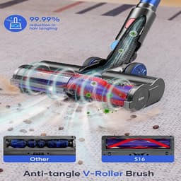 Armo S16 Draadloze Stofzuiger 45KPa Zuigkracht 500W Motor LCD Scherm 6 in 1 Opvouwbaar Ontwerp — thumbnail 3