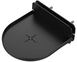 BukkitBow - Universele Wandhouder - Muurbevestiging voor Elektronica Accessoires - Geschikt voor oa Apple TV, Sonos, Google Home, Google Nest, Deco Retour / Modem - Zwart