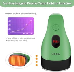 Mini Heat Press Machine voor Creatief Gebruik - Draagbare Warmte-overdracht met Temperatuurcontrole voor T-Shirts, Hoeden en Meer — thumbnail 4
