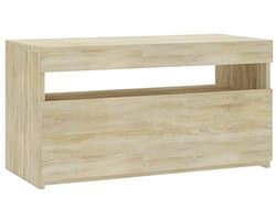 TV kast met LED verlichting 75x35x40 cm