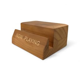 VIN UP® - Houten LP Houder 'Now Playing' - LP Standaard & Platenhouder voor Vinyl Display - Cadeau voor Muziekliefhebber — thumbnail 1