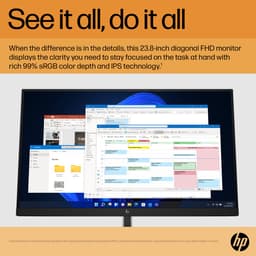 HP E24 G5 - LED-Skaerm 23.8 IPS 5ms — thumbnail 3