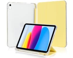 Lichtgewicht Beschermhoes voor iPad 11 inch 10,9 inch met Penhouder - Zachte TPU Doorschijnende Achterkant