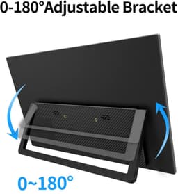 Fubzz Draagbare Monitor - 14.1 Inch IPS Scherm - Tweede Display Voor Laptop En Console - 60 Hz HDR Beeldkwaliteit - Met Ingebouwde Speakers — thumbnail 7