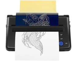 Fubzz Tattoo Stencil Printer - Tattoo Printer - Thermische Printer - Hoge resolutie patronen - Compact en draagbaar ontwerp
