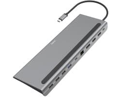 Hama Connect2Office Pro USB-C dockingstation Geschikt voor merk (dockingstation): Universeel USB-C Power Delivery