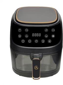AG5100 Airfryer XXL Premium Zwart – 5,5L Hete Luchtfriteuse – Digitaal Display – 8 Programma’s – Anti-aanbak – Vaatwasserbestendig – Extreem Stil – Gezond Koken Zonder Olie – Inclusief Receptenboek — thumbnail 2