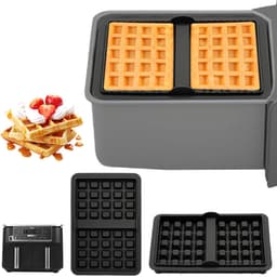 Geschikt voorCOSORI 8.5L, 10.4L / Ninja AF400EU / AF451EU / AF500EU air siliconen friteuse, bakplaat, wafelvorm — thumbnail 3