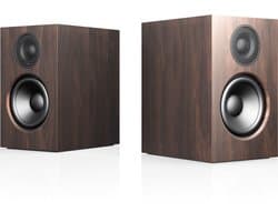 Audio Pro A28 Boekenplankspeakers – 2x75W Krachtig Geluid – Multiroom Audio – Bluetooth Streaming – Walnoot