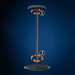QTTVBTNA - Koptelefoonstandaard – Elegant Headset Display met Stevige Basis voor Bureau & Gaming Setup – Universele Hoofdtelefoonhouder voor PC, Laptop, Kantoor en Slaapkamer — thumbnail 2