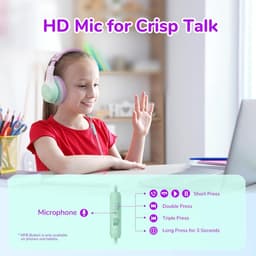 Koptelefoon kinderen met draad - Kinderkoptelefoon - Bedrade hoofdtelefoon - Veilig volume - School - Tablet - Laptop - Reizen - Muziek luisteren — thumbnail 3