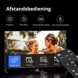Delmark VHS naar Digitaal Converter – Mini HD Video Recorder – Video’s Digitaliseren naar MP4 – VHS Digitaliseren zonder Computer/TV – RCA/S-Video/3.5mm In – HDMI/3.5mm Uit – Met Afstandsbediening & Scherm — thumbnail 3