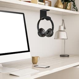 QTTVBTNA - Gaming Koptelefoonstandaard – Decoratieve Muurhouder & Hoofdtelefoon Haak met Plakstrip, Compacte Opbergoplossing, Ruimtebesparende Organizer voor Bureau, PC & Console Setup — thumbnail 3