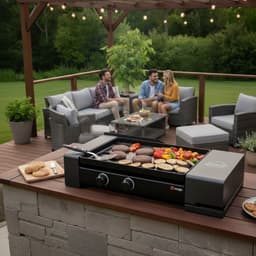 Gas bakplaat speciaal voor hamburger - 5,6kW — thumbnail 4
