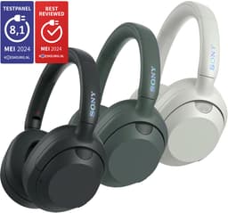 Sony ULT WEAR - draadloze Bluetooth-koptelefoon met ULT POWER SOUND， ultieme diepe bas， ruisonderdrukking， heldere gesprekskwaliteit， tot 30 uur batterijduur， iOS & Android - offwhite — thumbnail 2