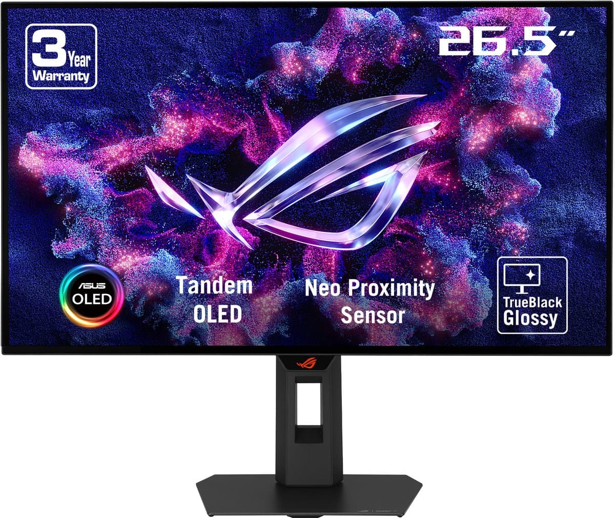 ASUS ROG Strix OLED XG27AQWMG - QHD Tandem W-OLED Gaming Monitor - 280 Hz - G-Sync Compatible - 27 Inch — afbeelding 1