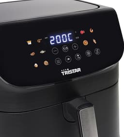 Tristar Airfryer FR-9073 - 9 l - Heteluchtfriteuse - Digitaal LED Touchscreen - 12 programma's - Zwart - 1800 Watt — thumbnail 3