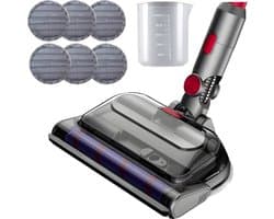 Somstyle Mop Dweil Met Zuigmond Geschikt Voor Dyson V7, V8, V10, V11, & V15 Steelstofzuiger - Stofzuiger Accessoires - Zwart