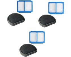 6-delig Filters geschikt voor de AEG QX9 steelstofzuiger - Stofzuiger onderdeel - Filters