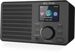 BLOW RI1 Internet Radio - WiFi & Bluetooth - LCD Display - AUX 3.5mm - Zwart — thumbnail 1