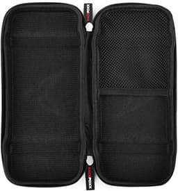 Hardcase met ritssluiting voor kleine apparaten - Ideaal voor hoofdtelefoon en navigatie - Carbonlook - 250 x 100 x 45 mm — thumbnail 3