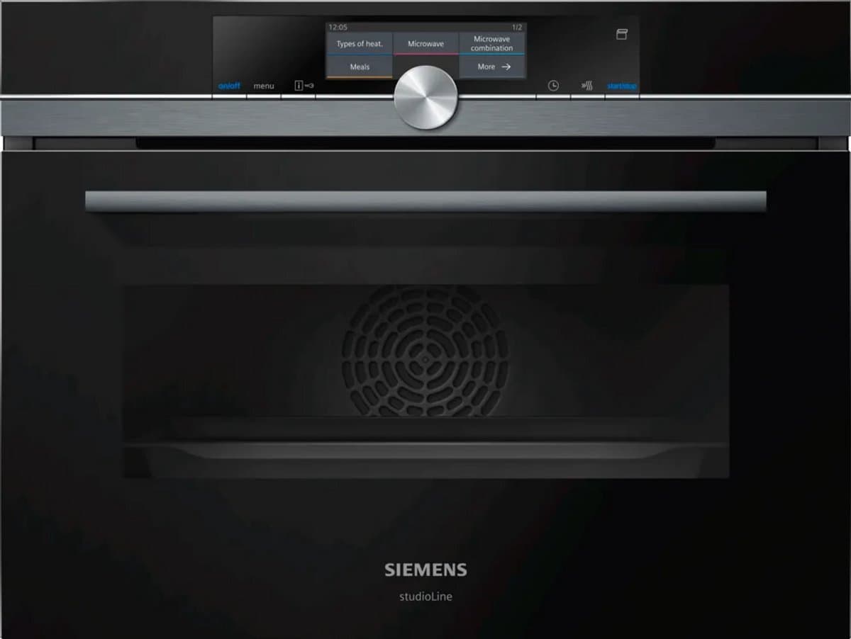 SIEMENS compacte oven met magnetron en added steam - CN838GRB6 — afbeelding 1