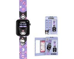 Kuromi interactieve smartwatch – kind horloge met app – touchscreen en camera – Paars – 11,4x16x5 cm