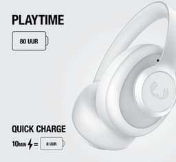 Fresh 'n Rebel Clam Blaze 2 – Draadloze Bluetooth Koptelefoon – 80 uur Speelduur – Inclusief App - Met volume wiel - Ice Grey — thumbnail 6