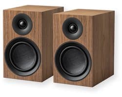 Pro-Ject Speaker Box 3E Carbon Boekenplank Speakers - High-End Geluid - Carbon Afwerking - 2-Weg - Walnoot