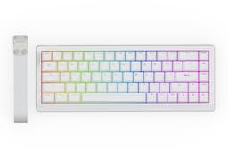 EPOMAKER HE68 Lite - Hall Effect - 8000hz - Magnetisch Toetsenbord - RGB - 65% - QWERTY - Gaming Keyboard - Clear Mag Switch - Wit — thumbnail 1