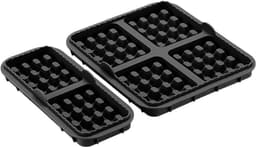 2 stuks wafelinzetstukken - geschikt voor Philips Airfryer 3000-serie (6L/3L) & Tefal EY9018 Airfryer - zwart — thumbnail 8