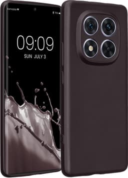 kwmobile metallic telefoonhoesje van TPU - geschikt voor Xiaomi Redmi Note 14 Pro 5G / Poco X7 - Flexible case voor smartphone - In metallic braam — thumbnail 1