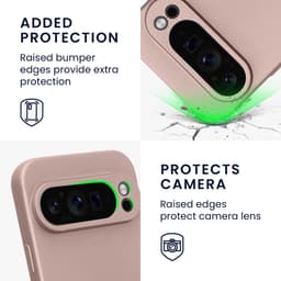 kwmobile metallic telefoonhoesje van TPU - geschikt voor Google Pixel 9 Pro - Flexible case voor smartphone - In metallic arctische bes — thumbnail 2