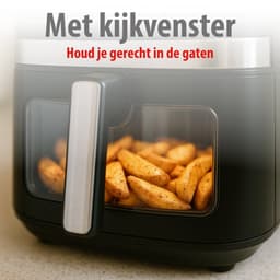 Alpina 9L 1800W Airfryer - Extra Grote Capaciteit - Digitale Timer en Temperatuurregeling - Snelle Luchtcirculatie — thumbnail 5