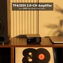 Mini Stereo Versterker 300W x 2 2.0 Kanaal HiFi Audio Versterker voor Passieve Luidsprekers — thumbnail 3