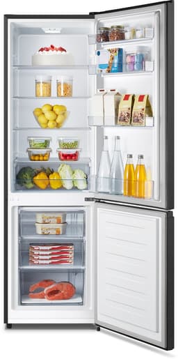Heinrich´s HKS 3491 Koel- en vriescombinatie 269 liter - XXL - koelvolume 198 l, vriesvak 71 l - stil 39 dB - energieklasse D - Zwart RVS — thumbnail 5