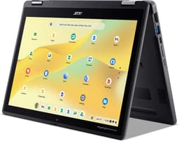 Acer Chromebook R857T-TCO-C04U Intel® N N150 31 cm (12.2") Touchscreen WUXGA 8 GB LPDDR5x-SDRAM 64 GB eMMC Wi-Fi 6E (802.11ax) ChromeOS US International Zwart — thumbnail 3