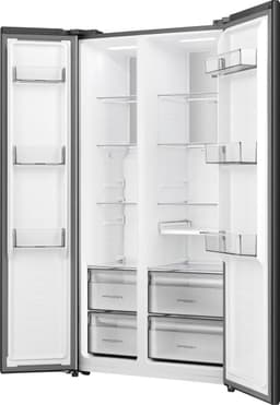 Hisense RS3P538NAFE Side-by-Side Koelkast – 527 liter – Total No Frost – Multi Air Flow – Super Cool – LED – Zwart/Inox — thumbnail 5