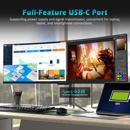 TITAN ARMY C49SHC 49-inch gamingmonitor - 3840*1080 CSOT - HVA-paneel — thumbnail 14