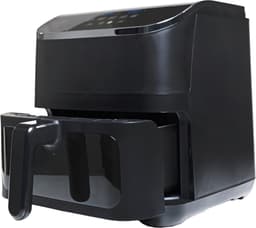VIVAX Digitale Airfryer DFA-617DB - 6 liter - PFAS vrij - Groot - Heteluchtfriteuse - Zwart - Digital Touchscreen - Inclusief in hoogte verstelbaar Grillrack — thumbnail 4