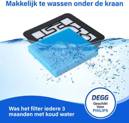 DEGG® - Filterset Geschikt voor Philips PowerPro Compact, Active & City Series - Vervangt FC8010/01 - 3-in-1 Kit — thumbnail 4