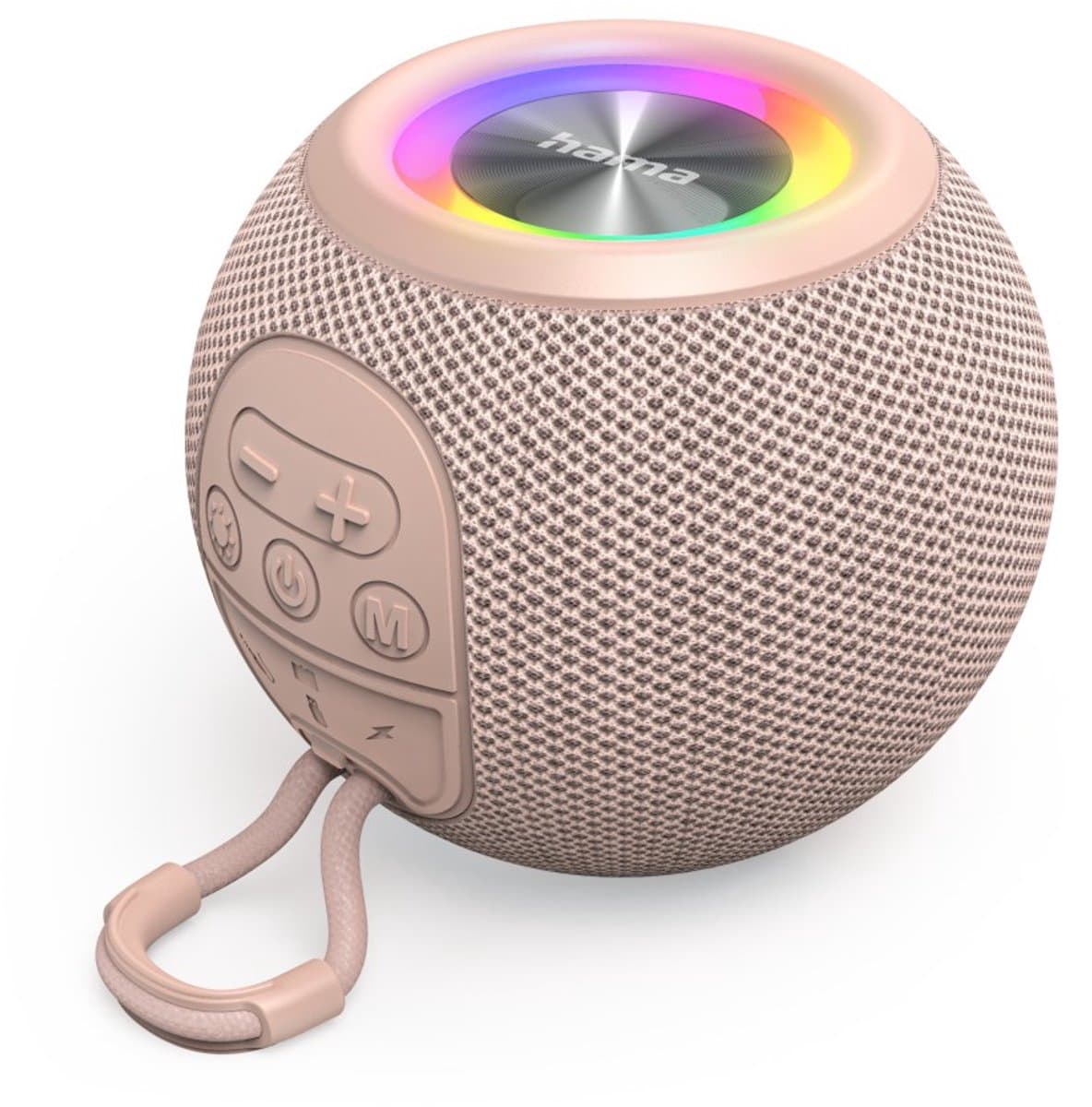 Hama Bluetooth speaker - Ball Shape - 5 Lichtmodi - 5W - Roze — afbeelding 1