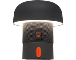 Kooduu Sensa PLAY Mini - Bluetooth Speaker - Tafellamp - Led lamp - Nachtlamp - Dimbaar - 16cm - Oplaadbaar - Voor binnen en buiten - kleur Anthracite