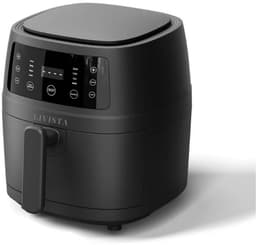 Livista Airfryer XXL – 6L – 8 Programma’s – LCD Touchscreen – PFAS-vrij – 1400W – Zwart — thumbnail 1