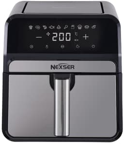 Airfryer 8L – Digitale Heteluchtfriteuse – 1800W – RVS – Touchscreen LED Display – Olievrij – Multifunctioneel – Easy Clean – Familieformaat — thumbnail 5