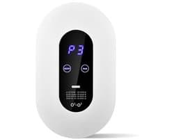 Luchtreiniger - plug-in negatieve ionen luchtreiniger - LED-scherm - Negatieve ionen luchtreiniger - Luchtreiniger voor thuis - Negatieve ionen luchtreiniger - Luchtverfrisser - Ionisator - Wit