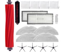 Robotstofzuiger accessoire set - voor Roborock S7 Pro Ultra/Roborock S7 MaxV Ultra - 1 rolborstel, 1 zelfreinigende borstel, 2 HEPA-filters, 4 zijborstels, 4 doekjes, 4 stofzakken - 16 stuks - Stofzuiger Vervangingsset